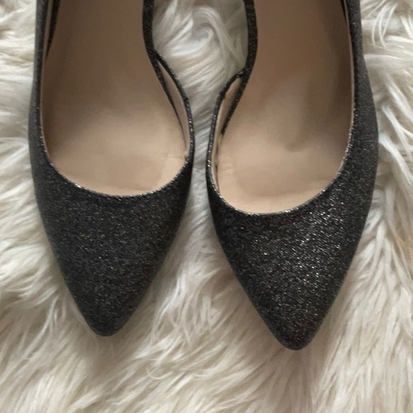 LifeStride Women’s Pointed Toe Formal Wear Black&Silver Shimmer Pump Heel Size 9 - Picture 3 of 11